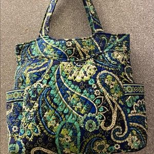 Vera Bradley Paisley Tote Shoulder Bag